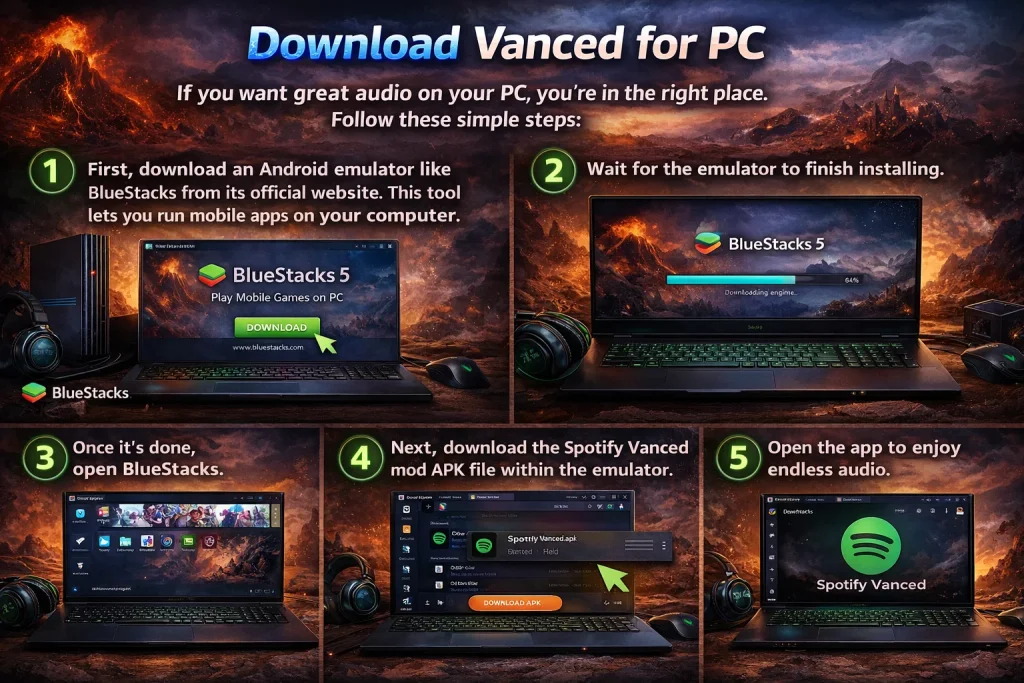 Download Spotify Vanced APK for PC